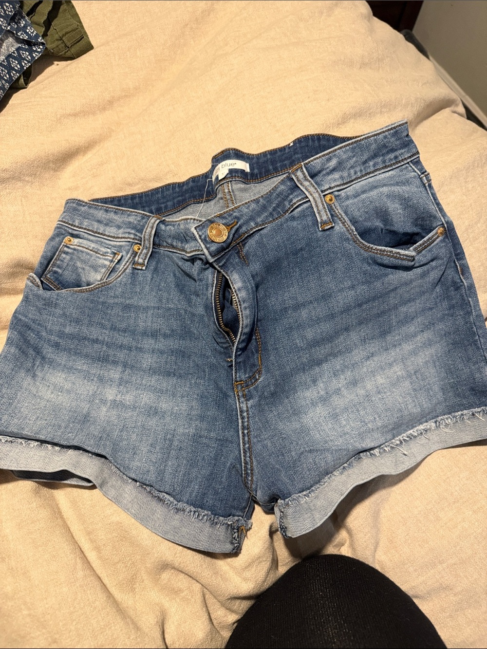 STS Blue Womens Midwash Denim Cutoff Shorts
